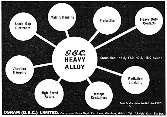 General Electric G.E.C. Heavy Alloy                              