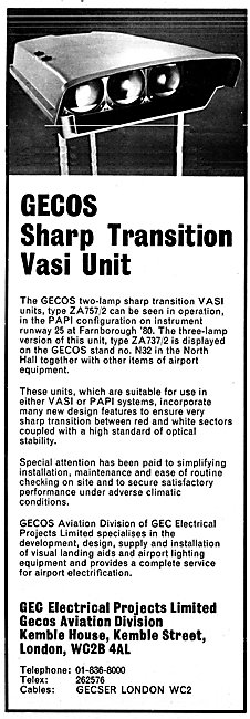 GEC Electrical Projects GECOS Sharp Transition VASI Unit         