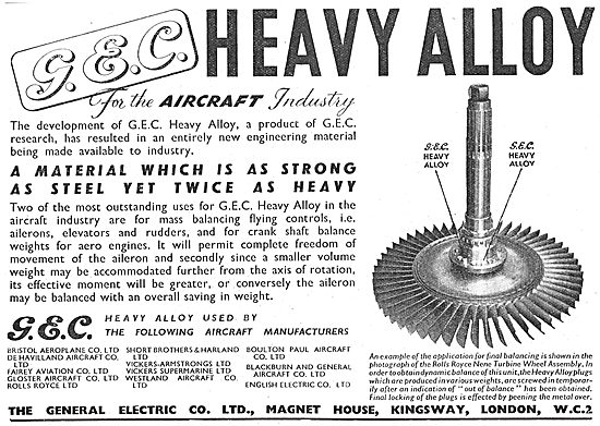 G.E.C. Heavy Alloys                                              