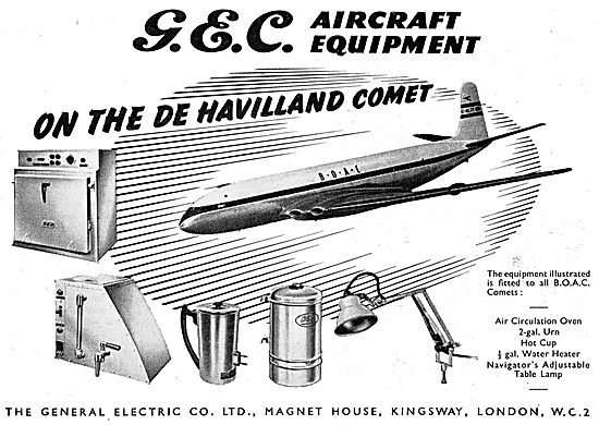 GEC Aircraft Passenger Service Electrical Equipment              
