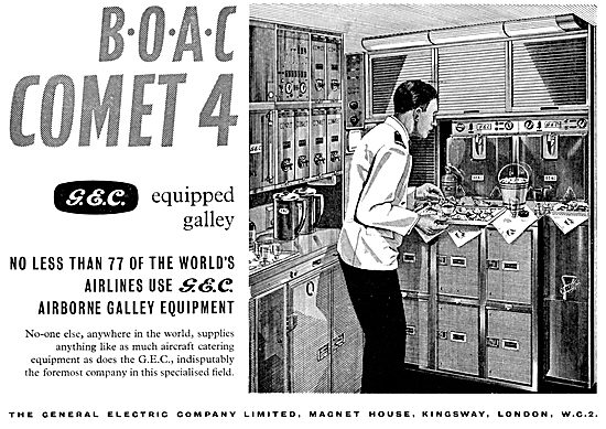 G.E.C. Electrical Equipment For Aviation. Galley Equipment       