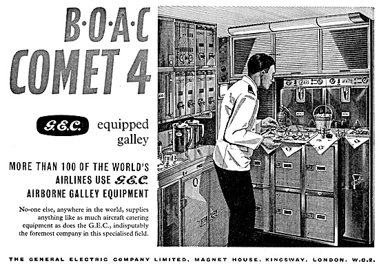 G.E.C. General Electric Company Aircraft Galley Equipment        