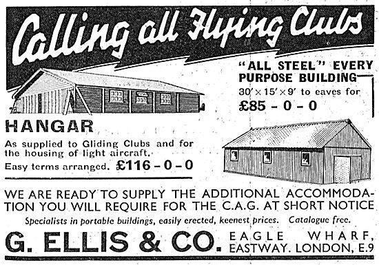 G.Ellis & Co - Airfield Hangars, Canteens & Huts                 