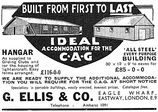 G.Ellis & Co - Airfield Hangars, Canteens & Huts                 