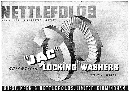Guest Keen & Nettlefolds G.K.N. AGS Parts. JAC Locking Washers   