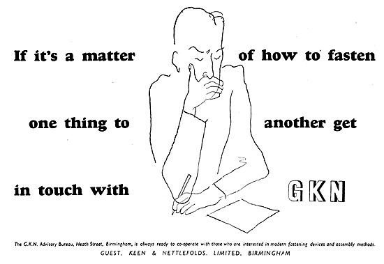GKN AGS Parts - GKN Fasteners. G.K.N. 1947                       
