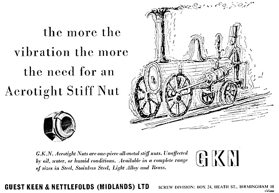 G.K.N. Fasteners & AGS Parts - AEROTIGHT Stiff Nuts              
