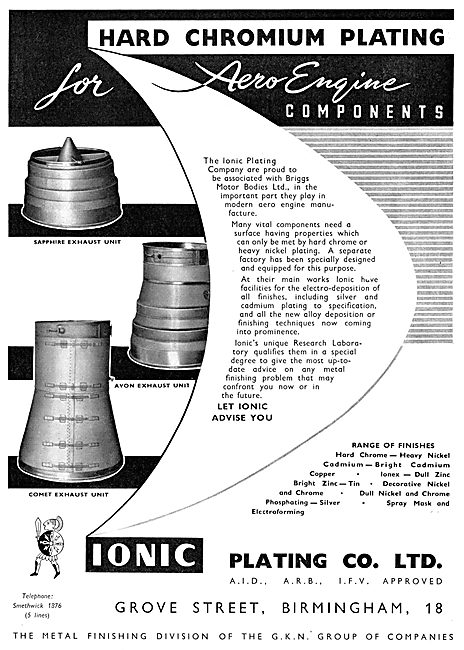 Guest Keen & Nettlefolds. GKN Ionic Plating Company              