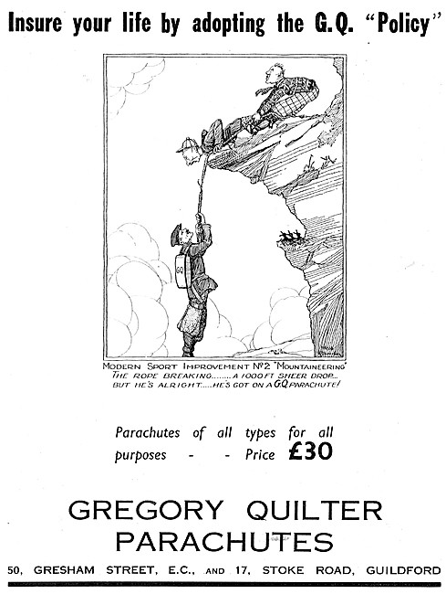 Gregory Quilter Parachutes - GQ Parachutes                       