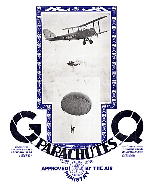 GQ Parachutes - Parachutist Moth G-ABXZ                          