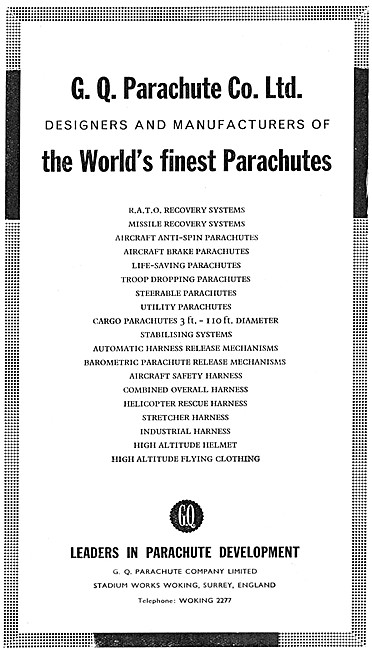 GQ Parachutes                                                    