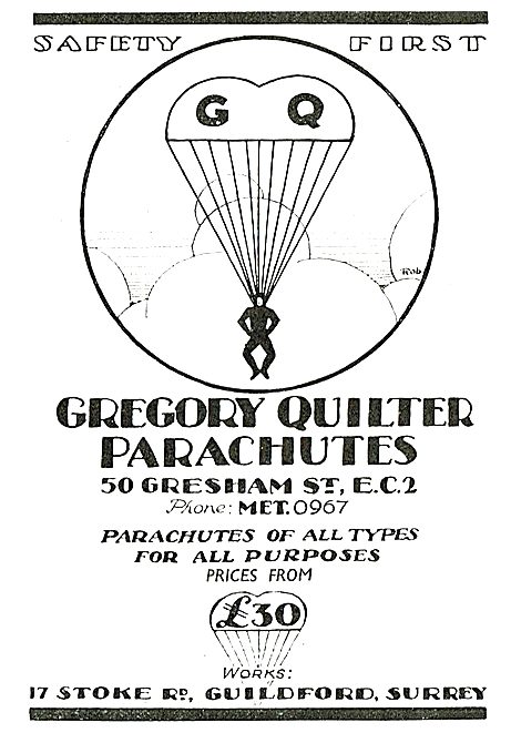 GQ Parachutes Safety First                                       