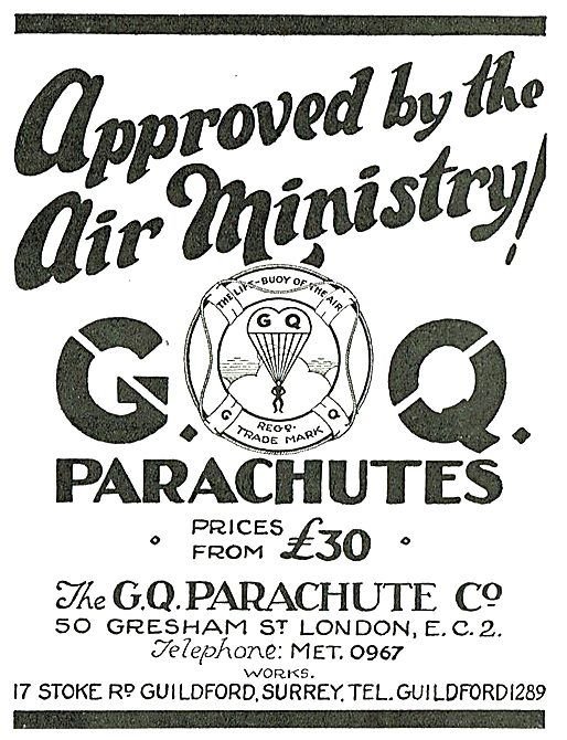 Gregory Quilter Parachutes                                       