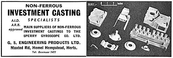 G.S.Engineering. Non-Ferrous Investment Casting                  