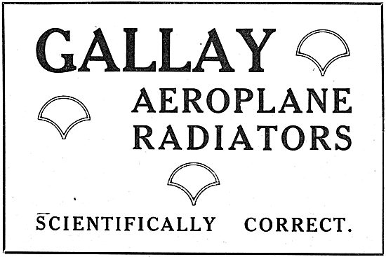 Gallay Aeroplane Engine Radiators                                