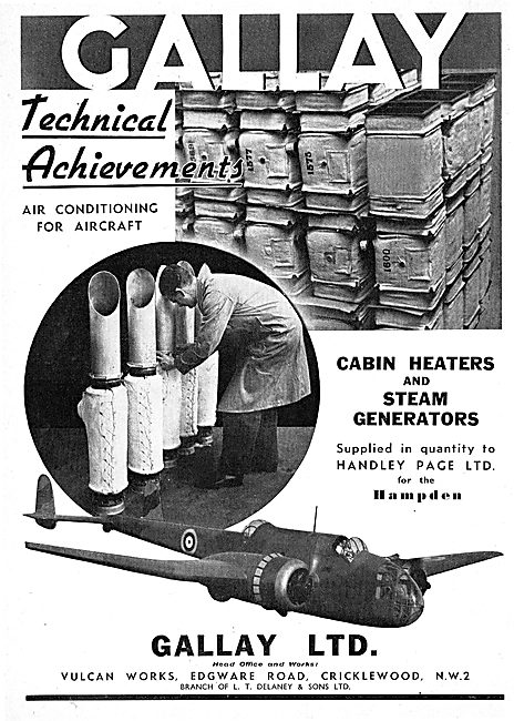 Gallay Air Conditioning Systems For Aircraft                     