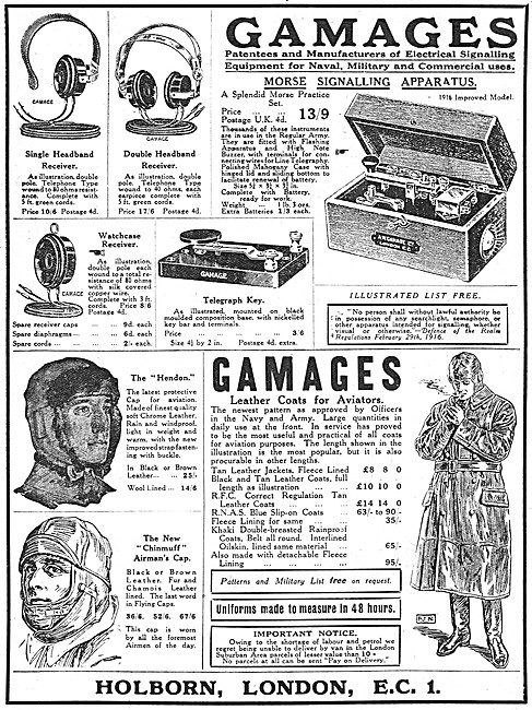 Gamages Wireless Equipment                                       
