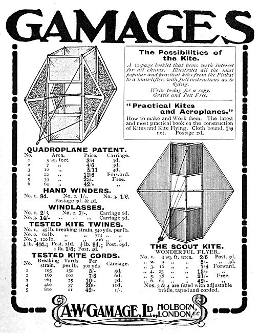 Gamage's Aviation Eqquipment                                     