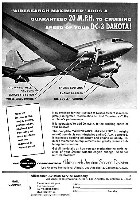 Garrett AiResearch DC3 Maximizer                                 