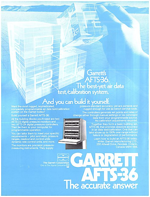 Garrett AFTS-23 Digital Pressure Monitor. 1974                   