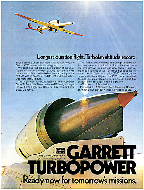 Garrett ATF3 Turbofan                                            