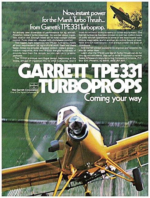 Garrett TPE 331 - Marsh Turbo Thrush Garrett TPE331              
