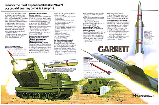 Garrett Missile Technology                                       