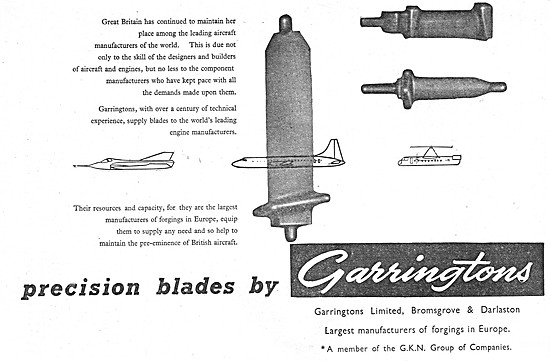 Garringtons Forged Turbine Blades                                