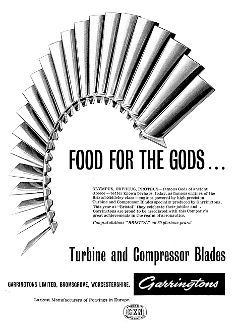 Garringtons Forgings For Gas Turbine Blades                      