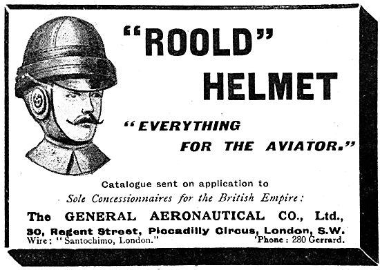 The General Aeronautical Co - Roold Helmets                      