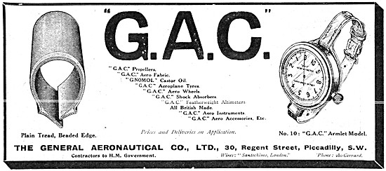 The General Aeronautical Comapny. GAC Aircraft Parts Suppliers   