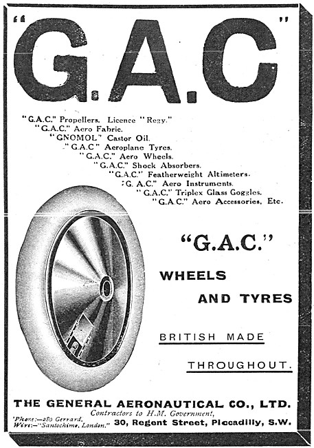 The General Aeronautical Comapny. GAC Aircraft Parts Stockists   