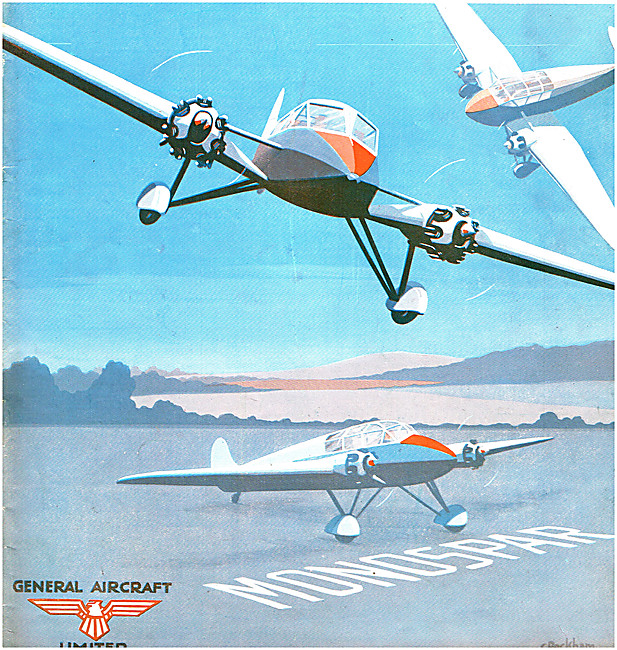 General Aircraft Monospar 1932 Advert                            