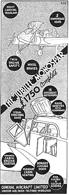 General Aircraft Monospar Features                               