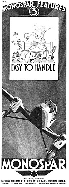 General Aircraft Monospar Features No3: Easy To Handle           