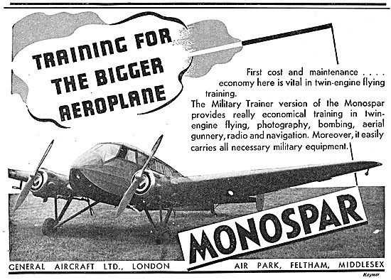 General Aircraft Monospar                                        