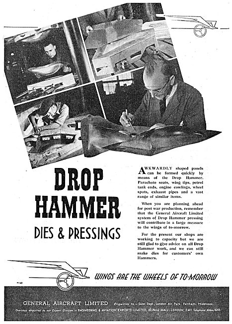 General Aircraft GAL - Drop Hammer Dies & Pressings              