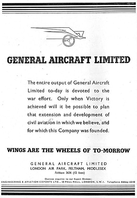 General Aircraft WW2 Production                                  