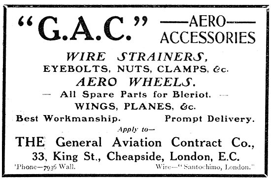 The General Aviation Contract Co.  G.A.C.Aero Accessories        