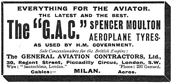 GAC - General Aviation Contractors.Aircraft Parts Stockists      