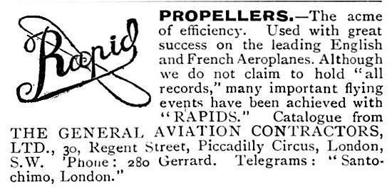 G.A.C. General Aviation Contractors.- Rapid Propellers           