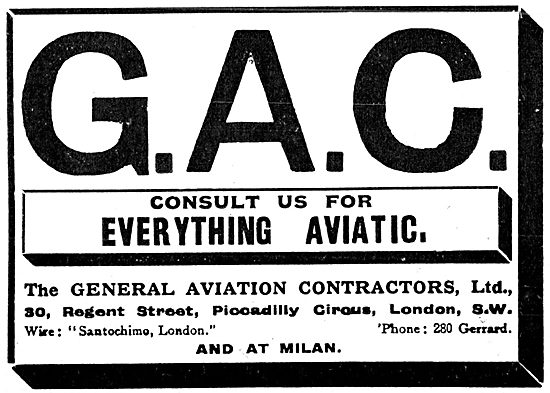 G.A.C. General Aviation Contractors For Everything AVIATIC       