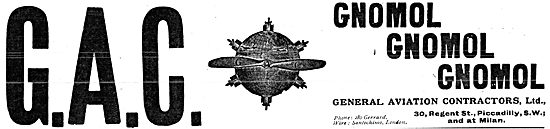 G.A.C. General Aviation Contractors. Gnomol Oil                  