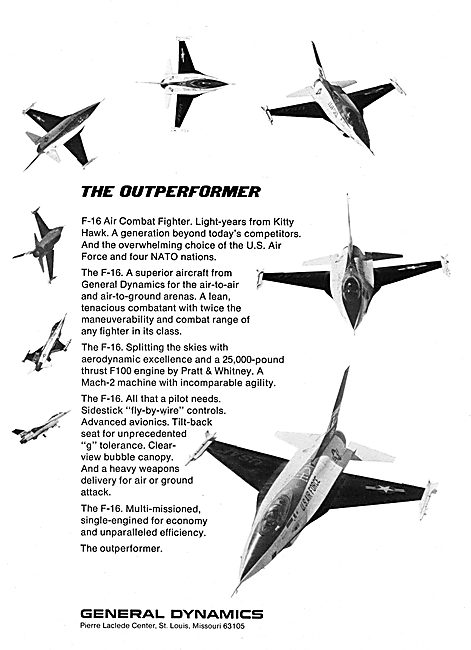 General Dynamics F-16                                            