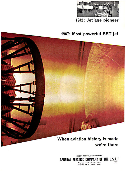 General Electric SST Engine                                      