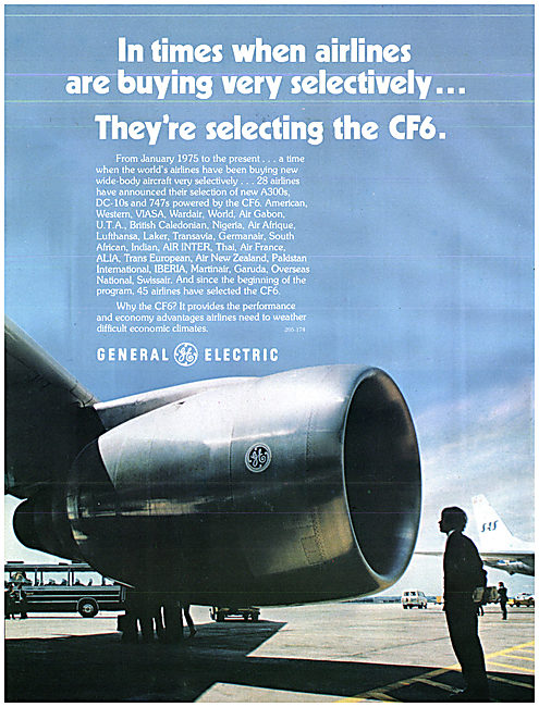 General Electric CF6 Aero Engine                                 