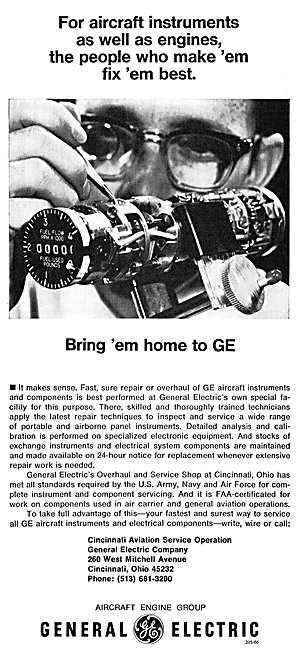 General Electric Aircraft Engine Instruments                     