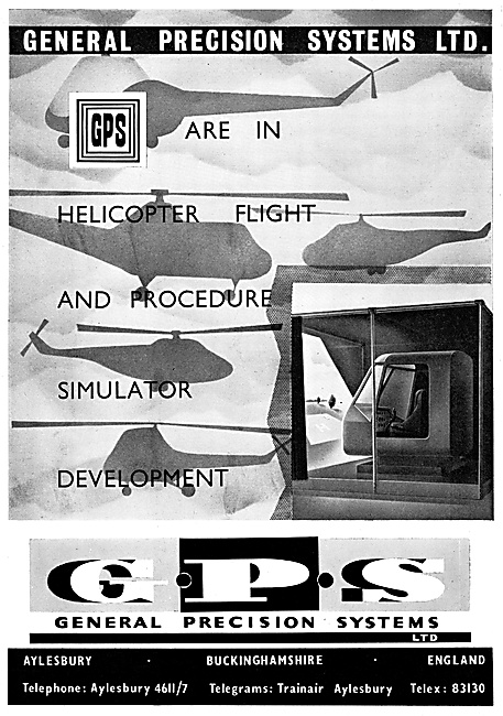 General Precision Systems. GPS Flight Simulators 1960            