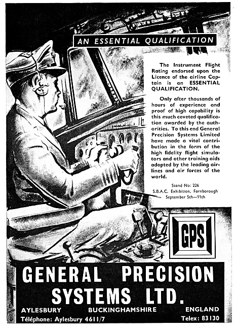 General Precision Systems. G.P.S. Flight Simulators              