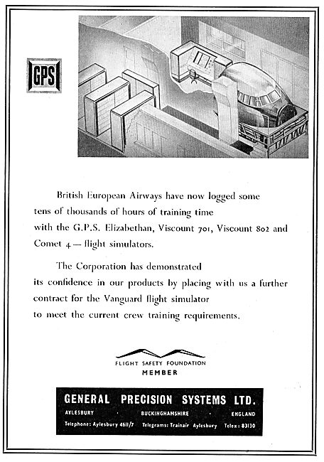 General Precision Systems - GPS Simulators For BEA  Viscounts    